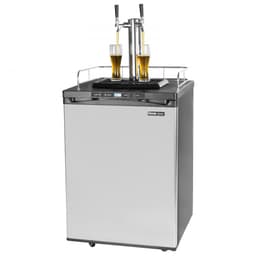 Beer Kegerator Draft Beer Dispenser Full Size Keg Refrigerator Dual Tap | Fridge.com
