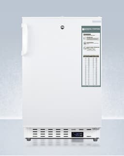 Accucold 20" Freestanding/Built In Undercounter Compact Upright Freezer ADA305AF | Fridge.com