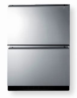 Summit 24” Two Drawer Freezer, Outdoor Drawer Refrigerator, 3.7 cu.ft. Capacity, ADA Compliant, Stainless Steel, Panel Ready Capable*- ADFD243OS (*Panels not included) | Fridge.com