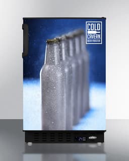 Summit Appliance ALFZ37BFROST 20" Wide Beer Froster, 2.68 cu.ft, Pre-set to 24°F, 3" Thick Door, Door Shelves, Digital Thermostat, Adjustable Shelves, ADA Compliant | Fridge.com