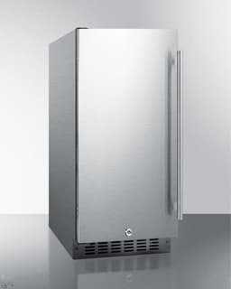 Summit 15 Inch Freestanding/Built In Undercounter Counter Depth Compact All-Refrigerator ALR15BCSSLHD | Fridge.com