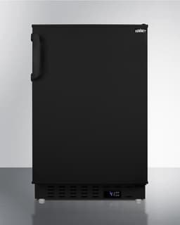 Summit Appliance ALR47B Built-in Undercounter ADA Compliant Residential All-Refrigerator in Black with Door Storage, Interior Light, Open Door Alarm, Adjustable Thermostat and Automatic Defrost | Fridge.com
