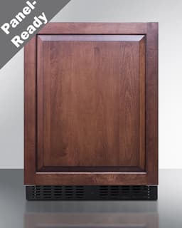 SUMMIT APPLIANCE ASDS2413IF 24" Wide Built-In All-Refrigerator; 3.1 cu.ft Capacity; Frost-Free Operation; Black Cabinet; Panel-ready Door (Panel Not Included); Digital Thermostat; Fan-forced Cooling | Fridge.com