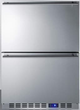 Summit CL2R248 24" Wide Built-In 2-Drawer All-Refrigerator, frost-free, Panel Ready- (Panel not included) | Fridge.com
