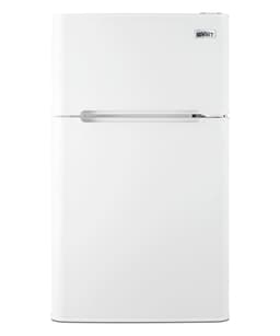 Summit 19" Refrigerator - Freezer, Undercounter Fridge, 3.2 cu.ft. Capacity, ENERGY STAR, ADA Compliant, White- CP34WADA | Fridge.com
