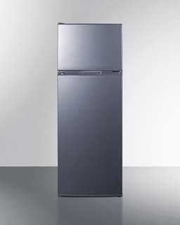 Summit 22" Refrigerator-Freezer, Top Mount, Full Size, ADA Compliant, Stainless Steel Look - CP978PLLHD (Left Handed Door Swing) | Fridge.com