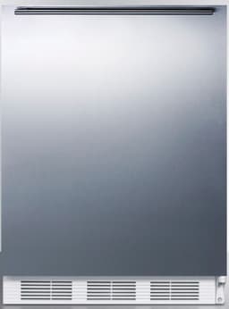 Summit 24" Refrigerator - Freezer, Peak24 Undercounter Fridge, ADA Compliant, 5.04 cu.ft. Capacity, Stainless Steel - CT661WSSHHADA | Fridge.com