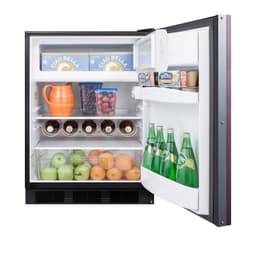 Summit Appliance CT663BKBIIF Built-in Undercounter Refrigerator-Freezer for Residential Use, Cycle Defrost with Deluxe Interior, Panel-ready Door and Black Cabinet | Fridge.com