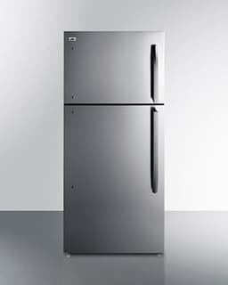 Summit 30” Top Mount Refrigerator-Freezer with Icemaker, Fingerprint-free, Stainless Steel Look- CTR18PLIM (Left Handed Door Swing) | Fridge.com