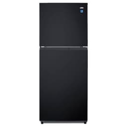 Summit 24" Refrigerator, Refrigerator - Freezer, With Ice Maker, Black- FF1087BIM | Fridge.com