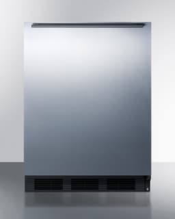 Summit 24 Inch Built In Undercounter Counter Depth Compact All-Refrigerator FF63BKSSHHADA | Fridge.com