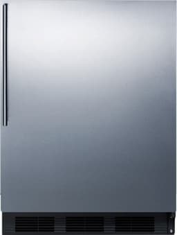 Summit 24" Refrigerator, Undercounter, ENERGY STAR, 5.8 cu.ft. Capacity, Stainless Steel - FF63BKSSHV | Fridge.com