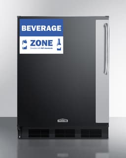 Summit 24 Inch Commercial Freestanding Refrigerator FF6BK7BZADALHD | Fridge.com