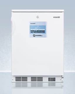 Summit 24 Inch Freestanding/Built In Undercounter Counter Depth Compact All-Refrigerator FF6LWBI7NZ | Fridge.com