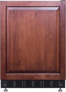 Summit FF708BLSSRSIF 24” Wide Under Counter Refrigerator 5.1 cu.ft. with Panel-Ready Door (Panel Not Included) Automatic Defrost Operation, and Deluxe black interior (RHD) | Fridge.com