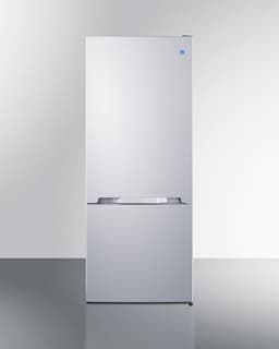 Summit 28" Bottom Freezer Refrigerator, Refrigerator- Freezer, Energy Star, White - FFBF151W (Right Hand Door) | Fridge.com