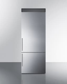 Summit 28 Inch Counter Depth Bottom Freezer Refrigerator FFBF279SSXH72 | Fridge.com