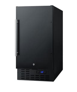 Summit 18” Freezer, 2.7 cu.ft.Capacity, Built-in Freezer, Undercounter, Black- SCFF1842 | Fridge.com