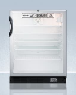 Accucold 24 Inch Built In Commercial Refrigerator SCR600BGLBINZADA | Fridge.com