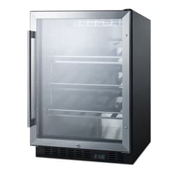 Summit Appliance Single Zone 23.63'' Built-In 20 Bottle Wine Refrigerator With Reversible Door | Fridge.com