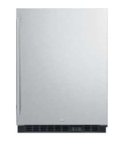 Summit Appliance SCR610BLSDV1 24-Inch Wide Built-In Beverage Center - Black; Commercially Approved; High Temperature Alarm; CARB Compliant; RHD (Right-Hand Door Swing) | Fridge.com