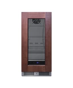 Summit 15” Built-In Beverage Center, Shallow 18” Depth, Panel Ready* - SDHG1533PNRLHD Left Handed Door (*Panel not Included) | Fridge.com