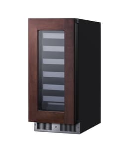Summit Appliance 15" Wide Panel Ready Built-In Residential Shallow 18" Depth Wine Cellar | Fridge.com