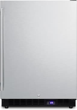 Summit 24” Freezer with Ice Maker, Built-in Outdoor Freezer, 4.7 cu.ft. Capacity, Stainless Steel- SPFF51OSIM | Fridge.com