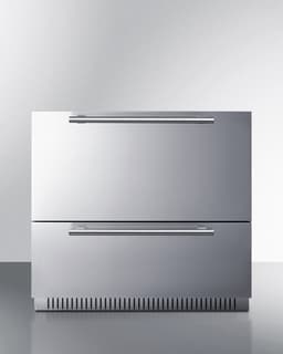 Summit 36 Inch Refrigerator Drawers SPR36DROS | Fridge.com