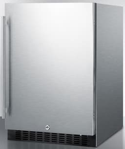 Summit 24” Refrigerator, Built-in, Outdoor Refrigerator, 4.6 cu.ft. Capacity, ENERGY STAR, Stainless Steel- SPR627OSCSS | Fridge.com