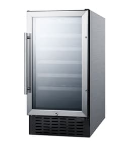 Summit Appliance Single Zone 18'' 34 Bottle Wine Refrigerator With Reversible Door | Fridge.com