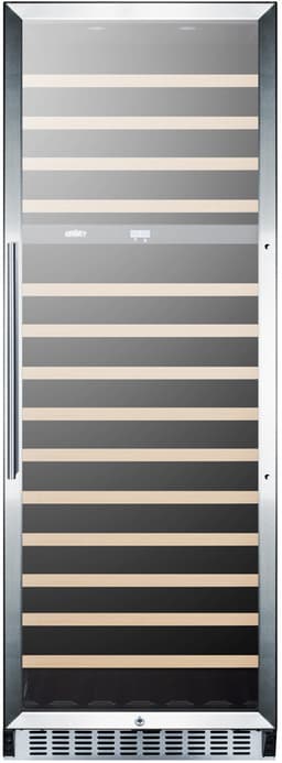 Summit Appliance Dual Zone 23.63'' 160 Bottle Wine Refrigerator With Reversible Door | Fridge.com