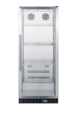 Summit SCR1156 Beverage Refrigeration, Glass/Black | Fridge.com
