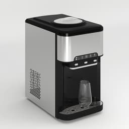 44Lbs Countertop Ice Maker With Hot/Cold Water Dispenser &3 Temp Settings, Top-Loading,Self-Cleaning, Black | Fridge.com