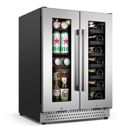 24'' 20 Bottle And 88 Can Dual Zone Built-In & Freestanding Wine & Beverage Refrigerator | Fridge.com