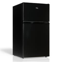 3.1 cu. ft. Double Door Refrigerator Black With Freezer | Fridge.com