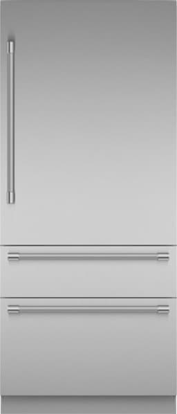 Thermador 36 Inch Freedom Collection 36" Built In Bottom Freezer Refrigerator T36BB120SS | Fridge.com