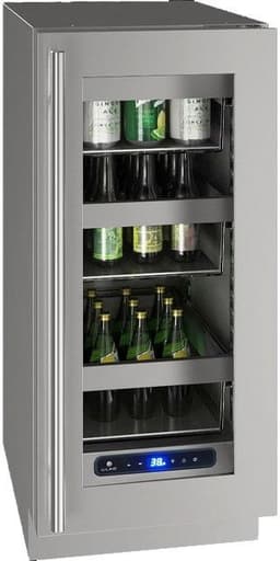U-Line 15 Inch Freestanding/Built In Undercounter Compact All-Refrigerator UHRE515SG01A | Fridge.com