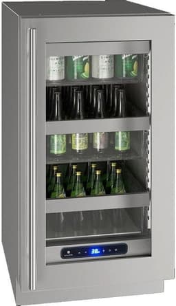 U-Line 18 Inch Freestanding/Built In Undercounter Compact All-Refrigerator UHRE518SG01A | Fridge.com