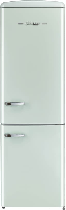 Unique Appliances Classic Retro Refrigerator, Electric Bottom-Mount Fridge with Intuitive Control Panel, 4 Glass Shelves, and 3 Freezer Drawers, Frost-Free, 12 cu./ft., Summer Mint Green | Fridge.com