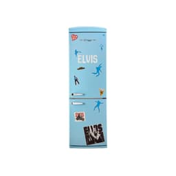 Unique Appliances Elvis Classic Retro 12 cu.ft. Bottom Freezer Refrigerator in Blue Hawaii | Fridge.com