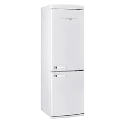Unique Appliances Classic Retro 12 cu.ft. Bottom Freezer Refrigerator in Marshmallow White | Fridge.com