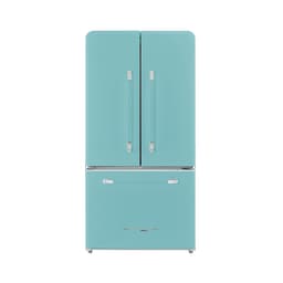 Unique Appliances Classic Retro 36" 21.4 Cubic Feet Energy Star French Door Refrigerator With Internal Ice Dispenser | Fridge.com