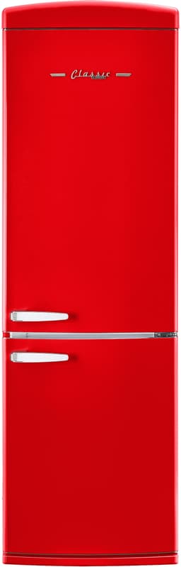 Unique Appliances 24 Inch Appliances Classic Retro 24" Counter Depth Bottom Freezer Refrigerator UGP340LRAC | Fridge.com
