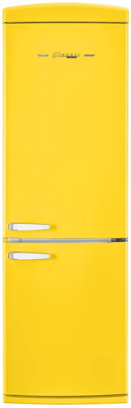 Unique Appliances 24 Inch Appliances Classic Retro 24" Counter Depth Bottom Freezer Refrigerator UGP340LYAC | Fridge.com