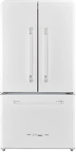 Unique Appliances - 36 in. Wide Classic Retro 36-Inch 21 cu.ft. Counter Depth French Door Refrigerator - Marshmallow White | Fridge.com