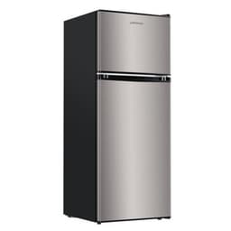 4.0 cu.ft. Freestanding Mini Double Door Fridge With Freezer And Adjustable Thermostat | Fridge.com