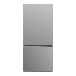 Verona 30-Inch Freestanding Bottom Freezer Refrigerator With 17.6 cu. ft. Total Capacity (Stainless Steel Look) | Fridge.com