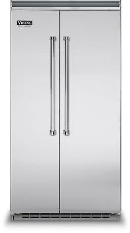 Viking 42 Inch 5 42" Built In Counter Depth Side-By-Side Refrigerator VCSB5424SS | Fridge.com