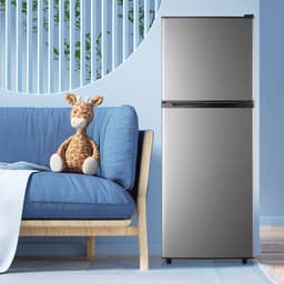 5.0 cu.ft Mini Fridge With Freezer, Double Door Compact Refrigerator With 4 Adjustable Thermostat And Shelves ,Small Fridge With Large Capacity, Perfe | Fridge.com